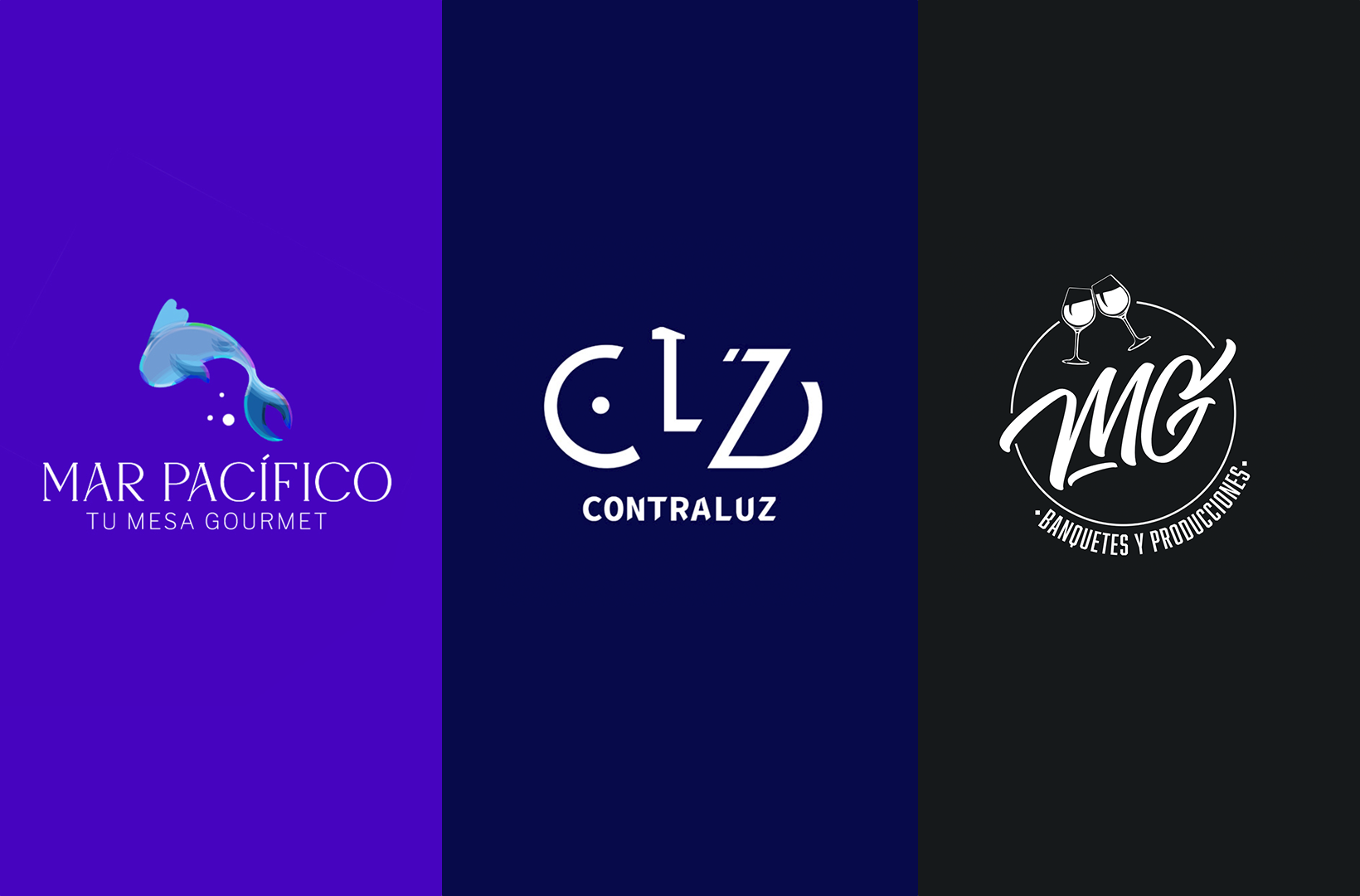 Logotipos diseñados por al merken, logo de empresas chilenas, usadas en distintas redes sociales